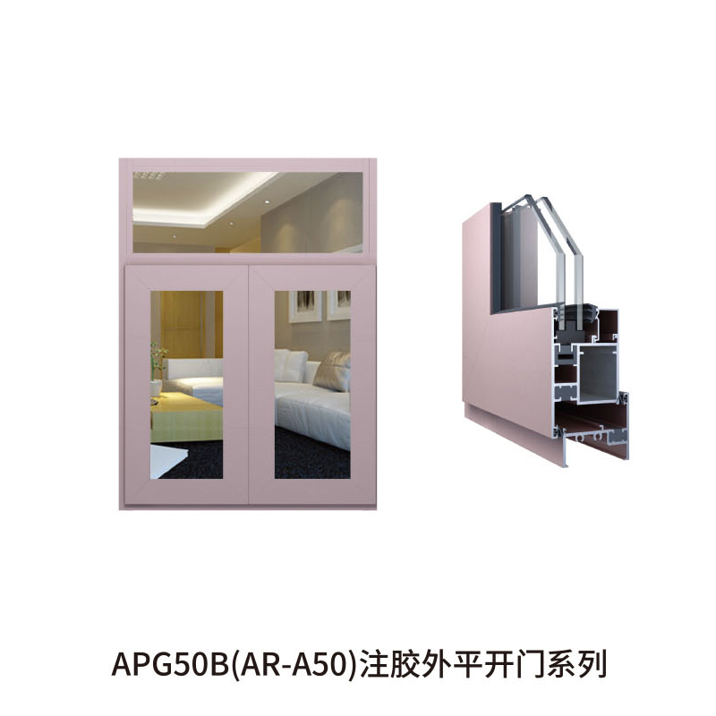 APG50B(AR-A50)注胶外平开门系列