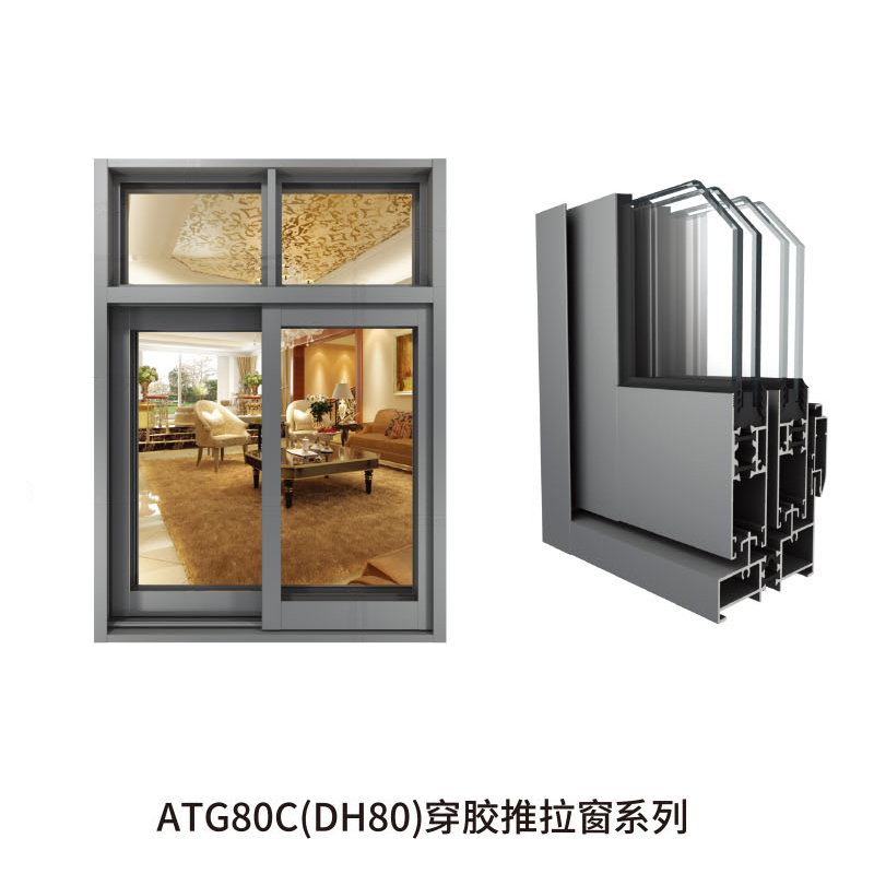 ATG80C(DH80) Rubber piercing sliding window series