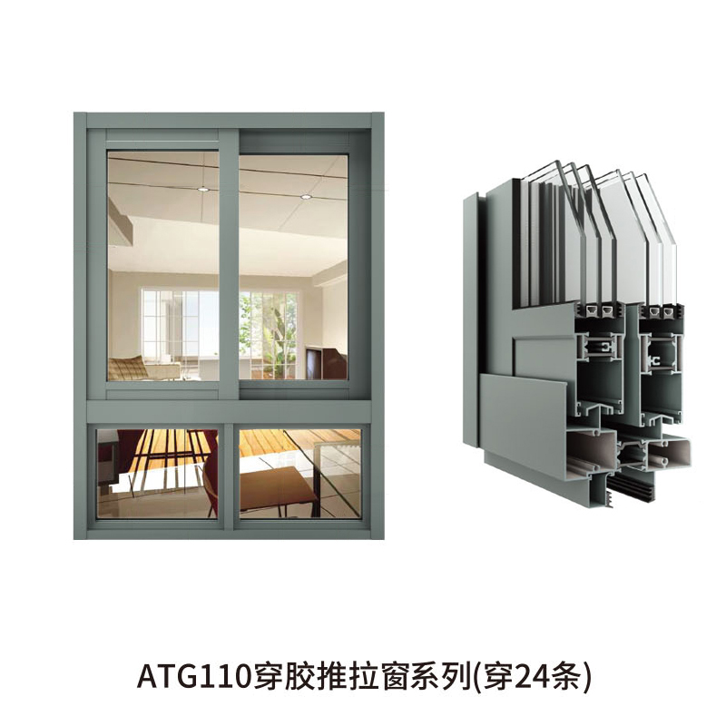 ATG110 Rubber piercing sliding window series